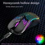 2.4G Wireless Cave Mouse Lightweight Gaming Mouse with Luminous 7 Color Breathing Light Computer Accessories - Image 2