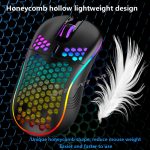 2.4G Wireless Cave Mouse Lightweight Gaming Mouse with Luminous 7 Color Breathing Light Computer Accessories - Image 3