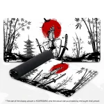 Samurai Warrior Mouse Pad Gamer Computer Accessories Keyboard Table Mat Black Mousepad Company Gaming Laptop Desk Accessory Pc - Image 5
