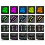 Rocketek USB Gaming Mouse 16400DPI 19 buttons ergonomic design for desktop computer accessories programmable  gamer lol PC - Image 5